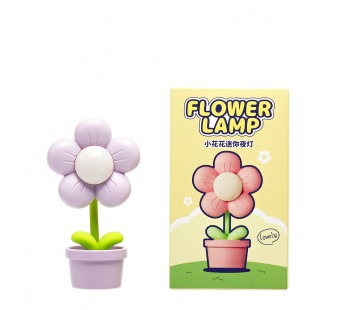 Ночник - "Цветок" (200 mah) (violet) (242229)#2128213