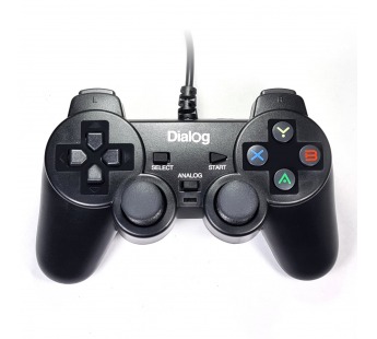 Геймпад Dialog Action GP-A12 (вибрация, 12 кнопок, PC, USB) (black) (243558)#2127945