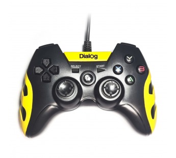 Геймпад Dialog Action GP-A30 (вибрация, 12 кнопок, PC, USB) (black) (243561)#2127949