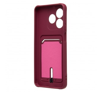 Чехол-накладка - SC304 с картхолдером для "Honor X5c" (bordo) (242339)#2128090