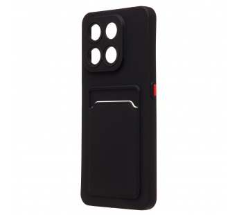 Чехол-накладка - SC337 с картхолдером для "Honor X7d 5G" (black) (241709)#2127857