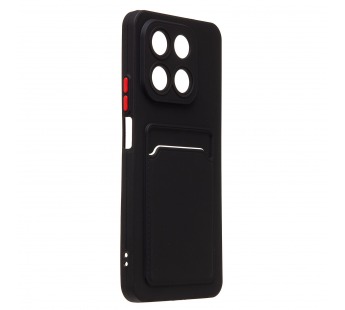 Чехол-накладка - SC337 с картхолдером для "Honor X7d 5G" (black) (241709)#2127858