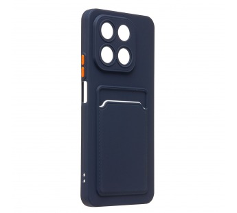 Чехол-накладка - SC337 с картхолдером для "Honor X7d 5G" (dark blue) (241710)#2127861