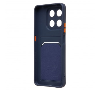 Чехол-накладка - SC337 с картхолдером для "Honor X7d 5G" (dark blue) (241710)#2128751