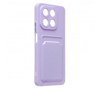 Чехол-накладка - SC337 с картхолдером для "Honor X7d 5G" (light violet) (241711)#2127864