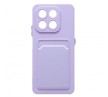 Чехол-накладка - SC337 с картхолдером для "Honor X7d 5G" (light violet) (241711)#2127862