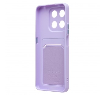 Чехол-накладка - SC337 с картхолдером для "Honor X7d 5G" (light violet) (241711)#2128756