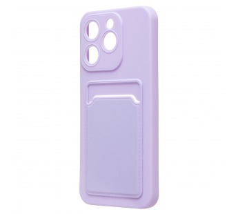 Чехол-накладка - SC337 с картхолдером для "Realme 15T" (light violet) (241749)#2127866