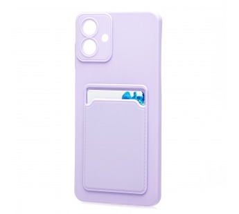 Чехол-накладка - SC337 с картхолдером для "Samsung Galaxy A07 4G" (light violet) (241635)#2129834