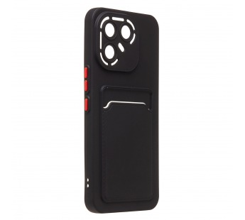 Чехол-накладка - SC337 с картхолдером для "Tecno Pova 7 Pro 5G" (black) (241466)#2127891