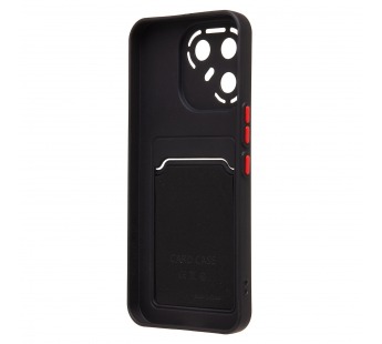 Чехол-накладка - SC337 с картхолдером для "Tecno Pova 7 Pro 5G" (black) (241466)#2128467