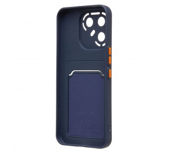 Чехол-накладка - SC337 с картхолдером для "Tecno Pova 7 Pro 5G" (dark blue) (241467)#2128461