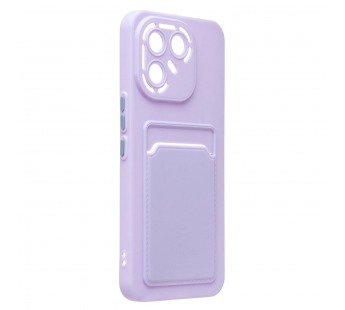 Чехол-накладка - SC337 с картхолдером для "Tecno Pova 7 Pro 5G" (light violet) (241468)#2127897