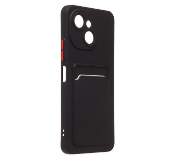 Чехол-накладка - SC337 с картхолдером для "Tecno Spark 40C" (black) (241447)#2127900