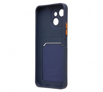 Чехол-накладка - SC337 с картхолдером для "Tecno Spark 40C" (dark blue) (241448)#2128474