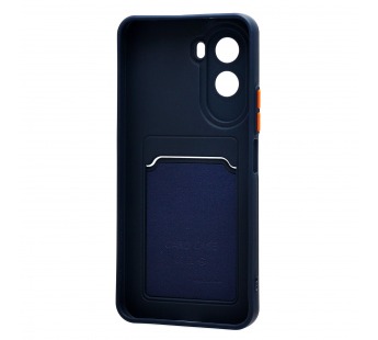 Чехол-накладка - SC337 с картхолдером для "Xiaomi Poco M7 4G" (dark blue) (241691)#2128114