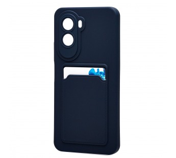 Чехол-накладка - SC337 с картхолдером для "Xiaomi Poco M7 4G" (dark blue) (241691)#2128115