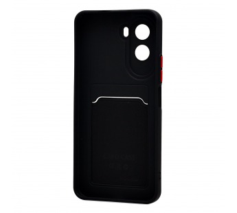 Чехол-накладка - SC337 с картхолдером для "Xiaomi Poco M7 Plus" (black) (241671)#2128118
