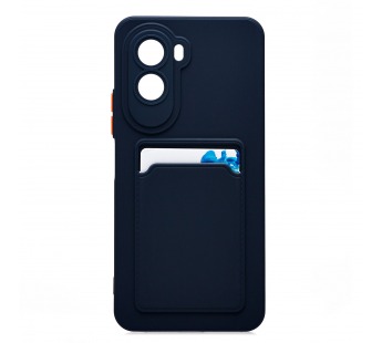 Чехол-накладка - SC337 с картхолдером для "Xiaomi Poco M7 Plus" (dark blue) (241672)#2127909