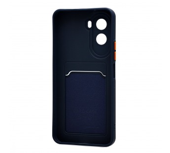 Чехол-накладка - SC337 с картхолдером для "Xiaomi Poco M7 Plus" (dark blue) (241672)#2128120