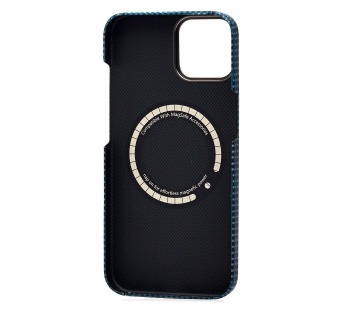 Чехол-накладка Cellis SM009 POSH KEVLAR SafeMag для "Apple iPhone 14" (ocean blue) (241609)#2129872