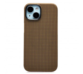 Чехол-накладка Cellis SM009 POSH KEVLAR SafeMag для "Apple iPhone 15" (canyon) (241608)#2127918