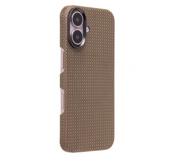 Чехол-накладка Cellis SM009 POSH KEVLAR SafeMag для "Apple iPhone 16" (canyon) (241606)#2130213