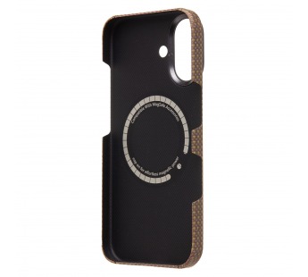Чехол-накладка Cellis SM009 POSH KEVLAR SafeMag для "Apple iPhone 16" (canyon) (241606)#2130214