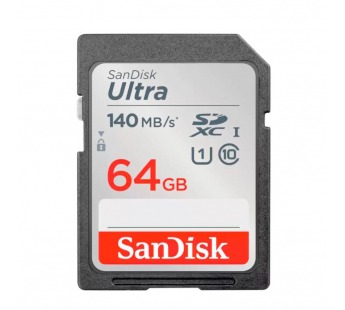 SDXC  64GB  SanDisk Class 10 Ultra UHS-I (140 Mb/s)#2127637