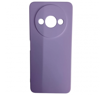 Чехол силиконовый Xiaomi Redmi А3/A3X/POCO C61 Silicone Cover без лого сиреневый#2128884