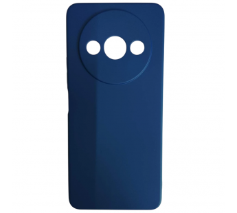 Чехол силиконовый Xiaomi Redmi А3/A3X/POCO C61 Silicone Cover без лого темно-синий#2128882