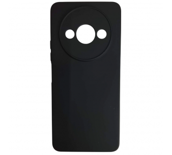 Чехол силиконовый Xiaomi Redmi А3/A3X/POCO C61 Silicone Cover без лого черный#2128873