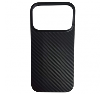Чехол пластиковый iPhone 17 Pro карбон черный#2128922