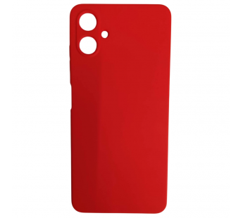 Чехол силиконовый Samsung A06 Silicone Cover без лого красный#2128903