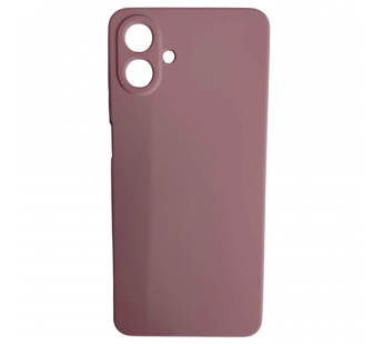 Чехол силиконовый Samsung A07 Silicone Cover без лого розовый#2136714