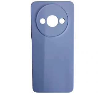 Чехол силиконовый Xiaomi Redmi А3/A3X/POCO C61 Silicone Cover без лого голубой#2130490