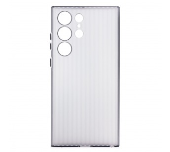 Чехол-накладка - PC089 для "Samsung Galaxy S25 Ultra" (matte transparent/black) (243219)#2127800