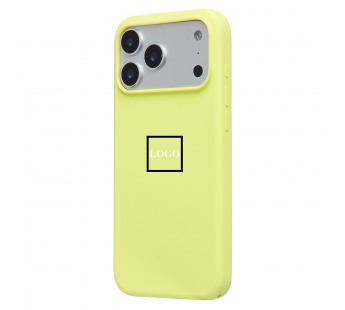 Чехол-накладка ORG Silicone Case с анимацией для "Apple iPhone 17 Pro Max" (neon yellow) (241844)#2129272