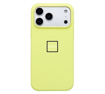 Чехол-накладка ORG Silicone Case с анимацией для "Apple iPhone 17 Pro Max" (neon yellow) (241844)#2129273
