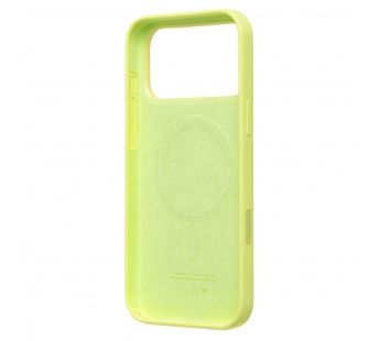 Чехол-накладка ORG Silicone Case с анимацией для "Apple iPhone 17 Pro Max" (neon yellow) (241844)#2129271
