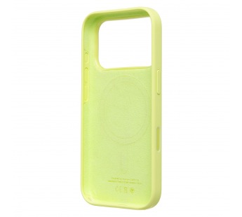 Чехол-накладка ORG Silicone Case с анимацией для "Apple iPhone 17 Pro" (neon yellow) (241845)#2129255