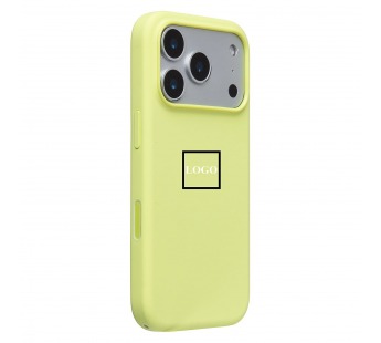Чехол-накладка ORG Silicone Case с анимацией для "Apple iPhone 17 Pro" (neon yellow) (241845)#2129256