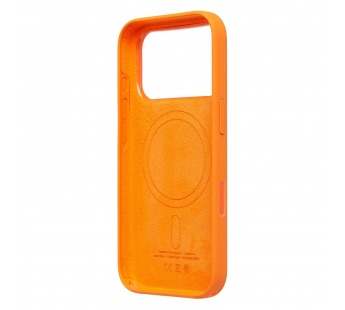 Чехол-накладка ORG Silicone Case с анимацией для "Apple iPhone 17 Pro" (orange) (241534)#2129239