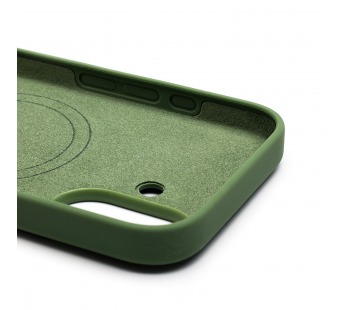 Чехол-накладка ORG Silicone Case с анимацией для "Apple iPhone 17" (light moss) (241525)#2129219