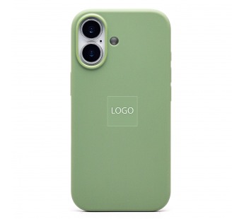 Чехол-накладка ORG Silicone Case с анимацией для "Apple iPhone 17" (light moss) (241525)#2138394