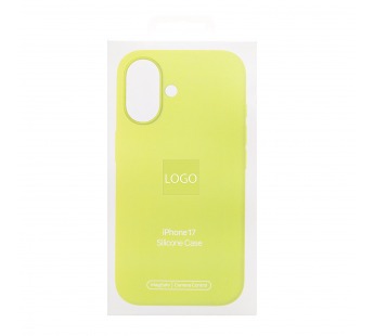 Чехол-накладка ORG Silicone Case с анимацией для "Apple iPhone 17" (neon yellow) (241843)#2129303
