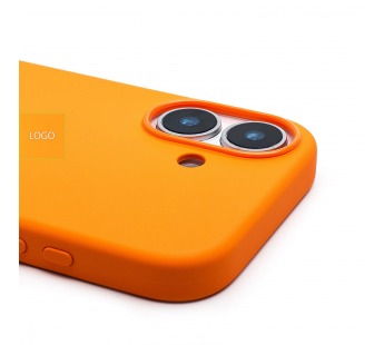 Чехол-накладка ORG Silicone Case с анимацией для "Apple iPhone 17" (orange) (241524)#2129299