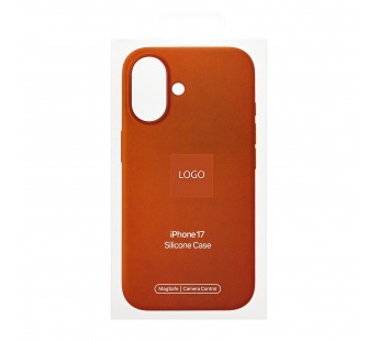 Чехол-накладка ORG Silicone Case с анимацией для "Apple iPhone 17" (terra cotta) (241847)#2129289