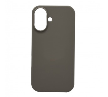Чехол Silicone Case (YD) для iPhone 16 серый титан#2129884