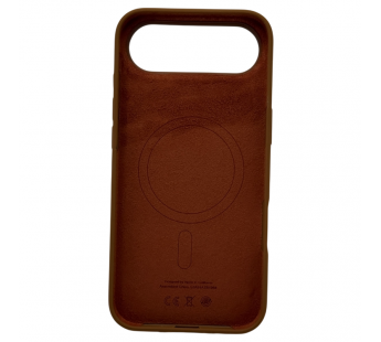 Чехол для iPhone 17 Air Silicone Case, Magsafe, темно-оранжевый#2130314